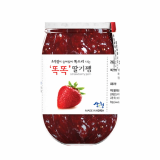 Korean Stachys affinis containing strawberry jam